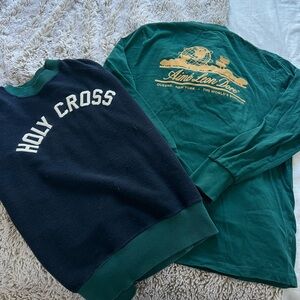 Holy Cross Navy Sweatshirt